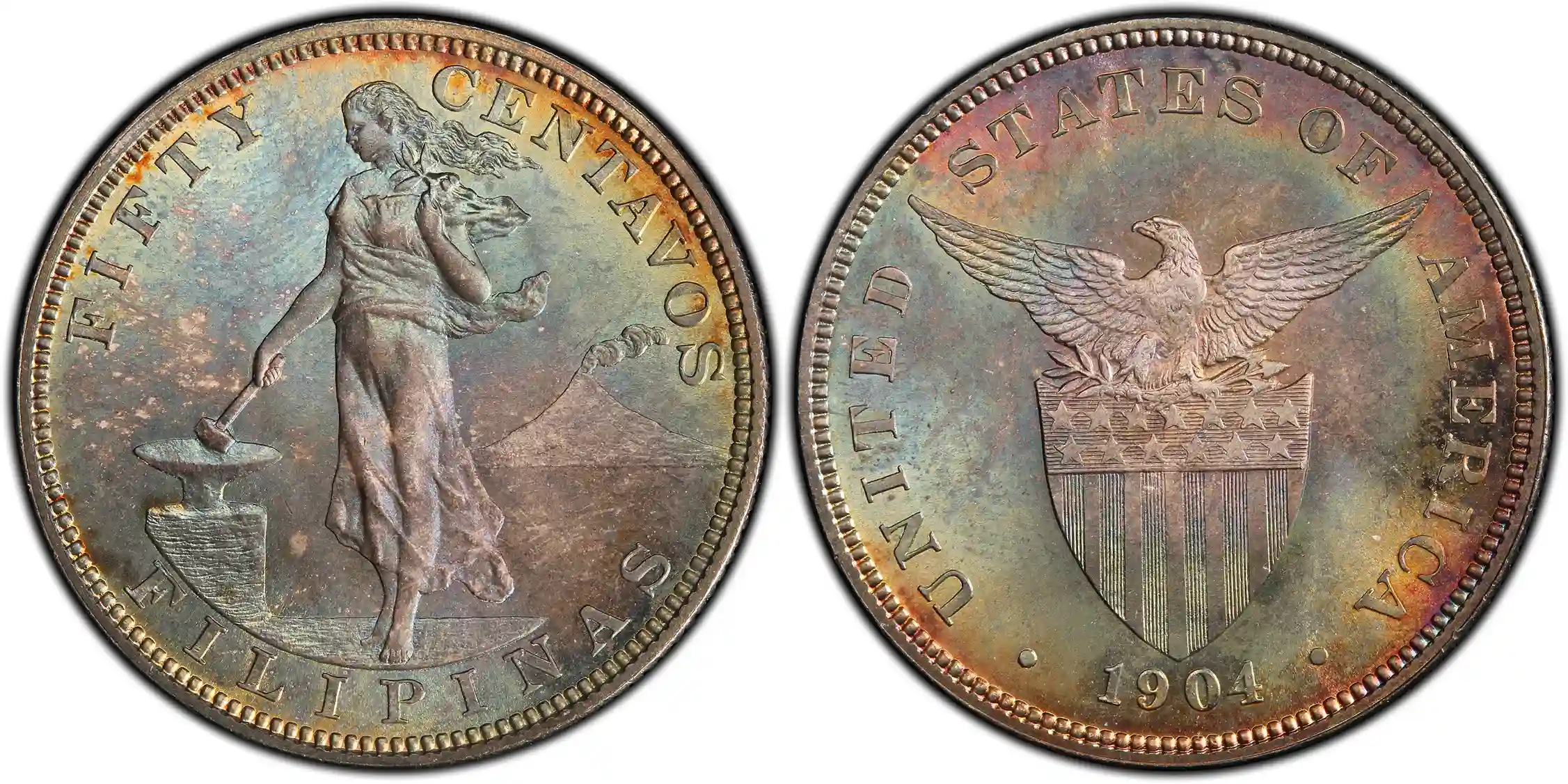 Fifty Centavos Philippine Coin